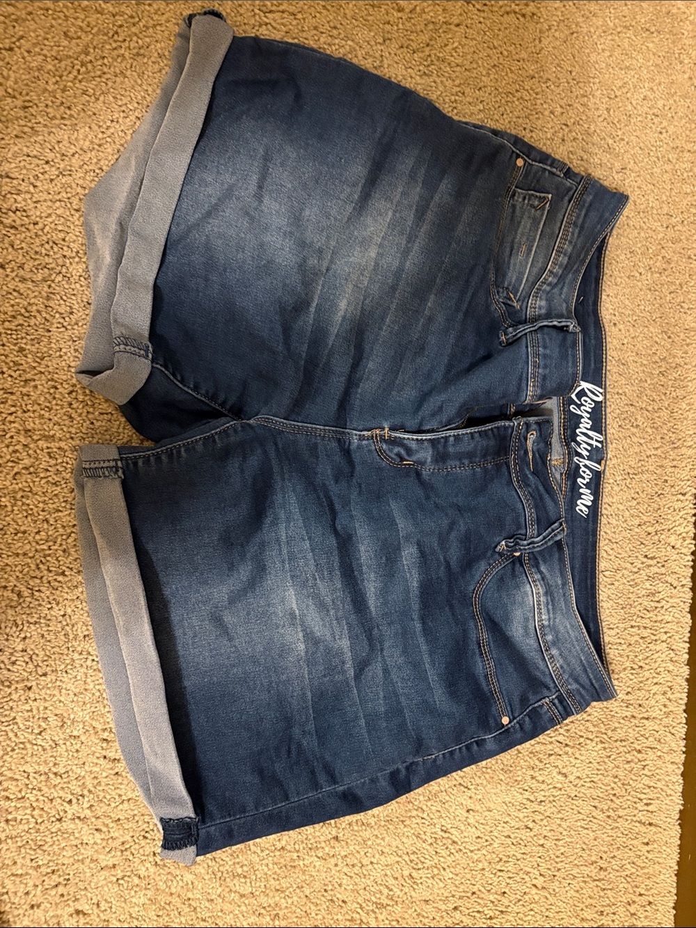 Royalty For Me denim shorts